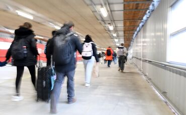 Stuttgarter Bahnhofs-Tunnel als Fernwanderweg in App