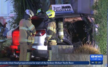 Brandanschlag auf Auto eines Rabbiners in Melbourne