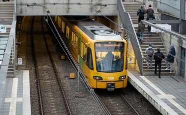 Eine Stadtbahn war in Stuttgart ausgefallen. (Symbolbild)