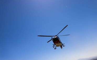 Ein Rettungshubschrauber