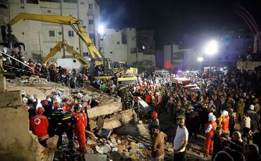Wohnhaus im Libanon eingestürzt