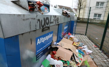Müll-Schweinerei - wird es dagegen künftig Video-Überwachung geben?