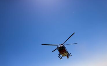 Ein Rettungshubschrauber - Symbolbild