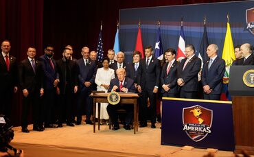 Trump empfängt Regierungschefs aus Lateinamerika und Karibik