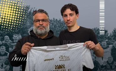 Marco Ostuni (rechts) neben FSV-Sportdirektor Sandro Palmeri.