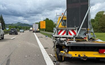 Auf der B29 ist es am Montagvormittag zu einem Unfall gekommen.