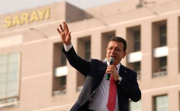 Istanbuls Bürgermeister Ekrem Imamoglu vor seiner Inhaftierung