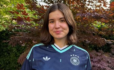 Großer Fußballfan: Leonie Kokott.