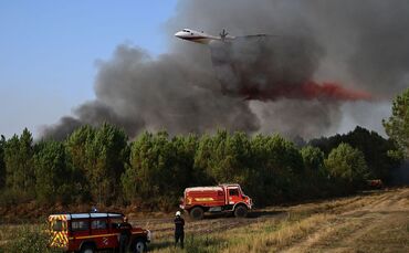 Waldbrände in Frankreich