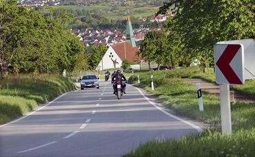 Zwei Motorradfahrer sind am Sonntag (23.08.) gestürzt (Symbolfoto).