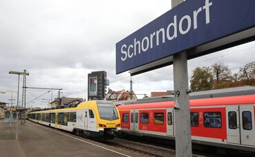 Der Bahnhof Schorndorf wird umfassend modernisiert.