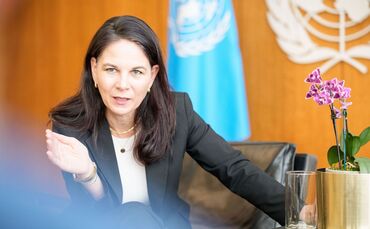 Annalena Baerbock bei der UN