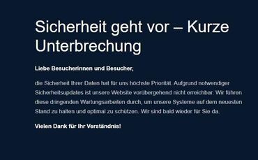 Mehrere Websites von Kommunen und Behörden waren in der Nacht zum und am Donnerstag (22.10.) wegen Sicherheitsupdates offline.