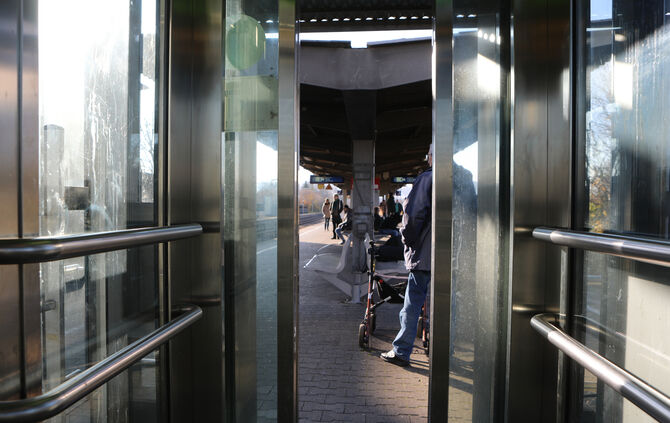 Bahnhof Winnenden Aufzug