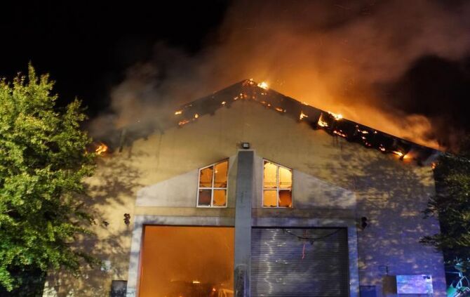 Brand in Biogasanlage nahe Stuttgart