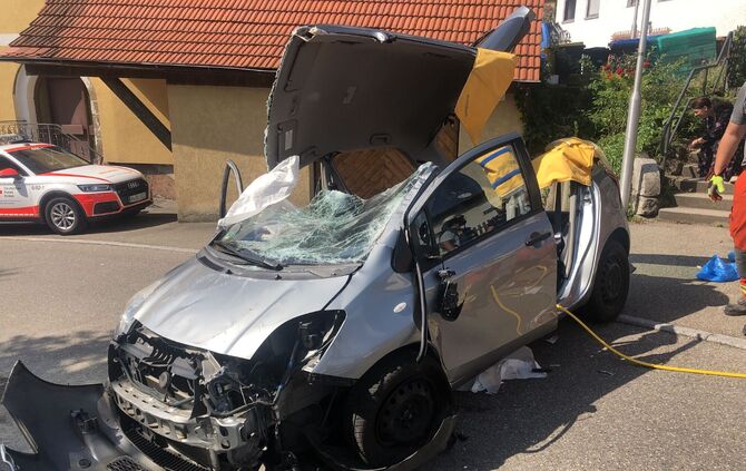 Unfall Auenwald