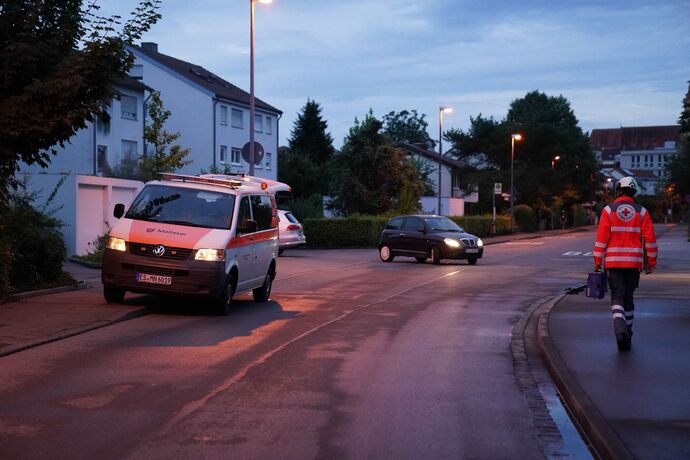 Nuertingen: Brand in der Kueche fordert eine Verletzte Person