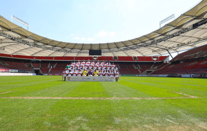 Mannschaftsfoto VfB Stuttgart Saison 2020/21
