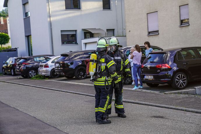 Winterbach: Trocknerbrand sorgt fuer starke Rauchentwicklung