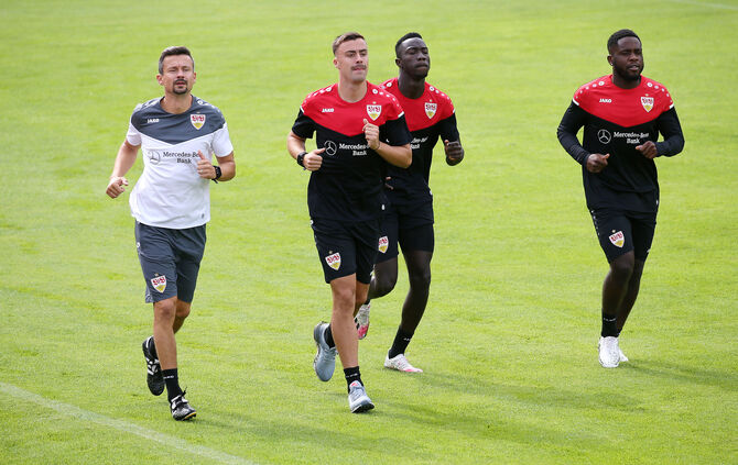 Fußball VfB Stuttgart Trainingslager