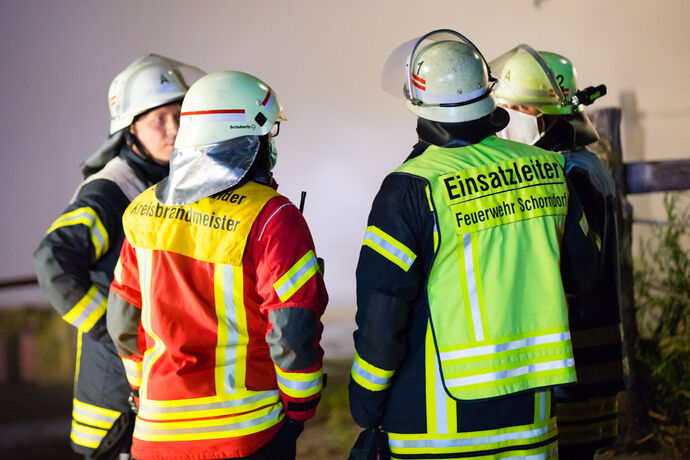 Scheunenbrand, Jägergarten, Schorndorf-Mannshaupten, 26.08.2020.