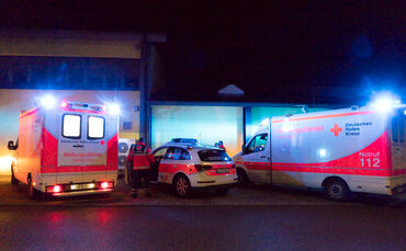 Gasalarm und zwei Verletzte im Wohnheim - Bild 01_0
