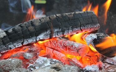 Asche Feuer Lagerfeuer Kohle