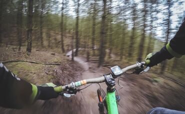 Mountainbike Dirtbike Symbol Symbolbild