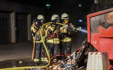 Containerbrand auf dem Gelände der Firma Bürkle - Bild 17_0
