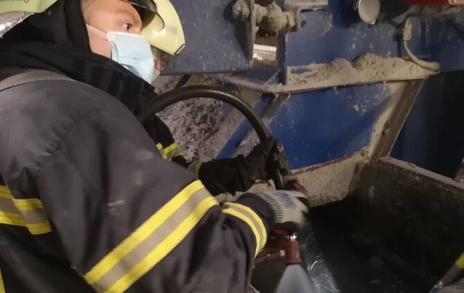 Feuerwehr Reisswolf Brand