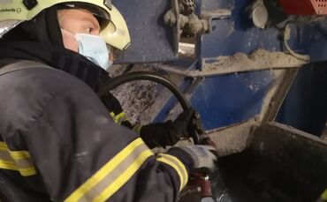 Feuerwehr Reisswolf Brand
