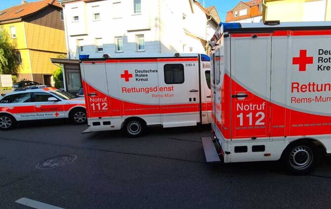 Brand in Mehrfamilienhaus in Backnang, Etzwiesenstraße