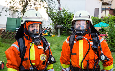 Brand im Treppenhaus, Etzwiesenstrasse, Backnang, 15.09.2020.