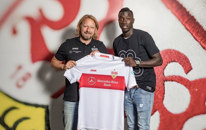 VfB Sven Mislintat Silas Wamangituka Stürmer Fußballer Transfer Fußball Stuttgart Pressemitteilung_0