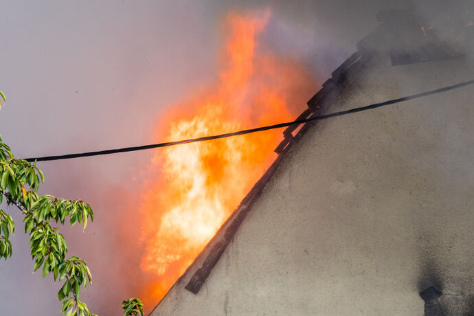 Grossbrand in Backnang, 19.09.2020.