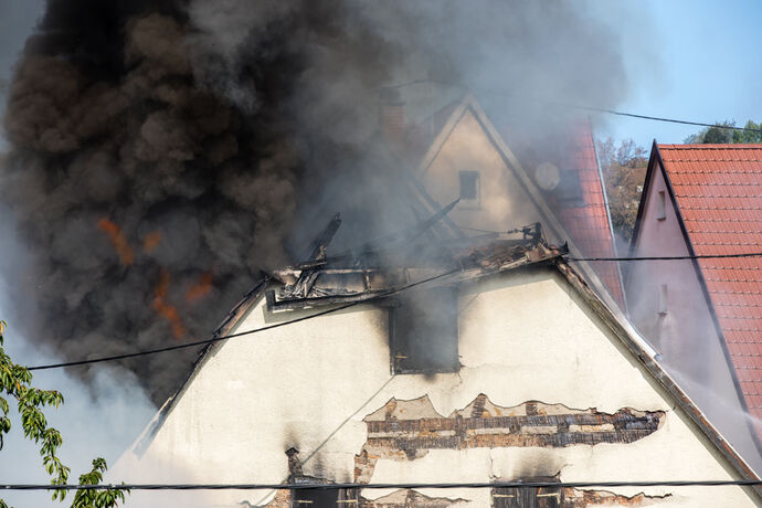 Grossbrand in Backnang, 19.09.2020.