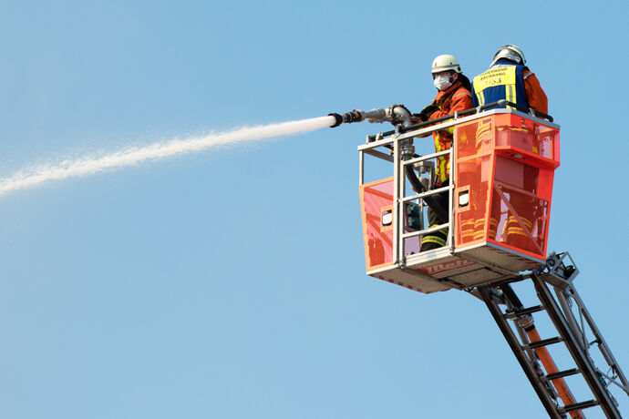 Grossbrand in Backnang, 19.09.2020.