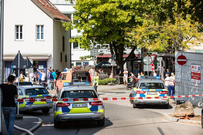 Grossbrand in Backnang, 19.09.2020.