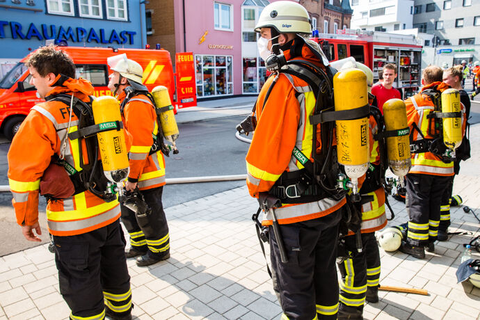 Grossbrand in Backnang, 19.09.2020.