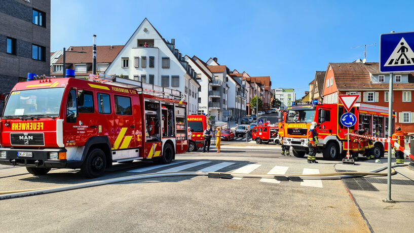 Grossbrand in Backnang, 19.09.2020.