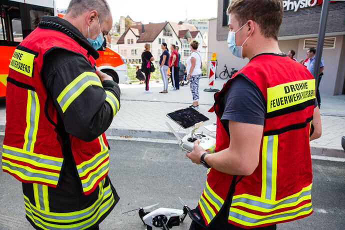 Grossbrand in Backnang, 19.09.2020.