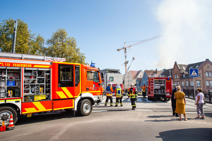Grossbrand in Backnang, 19.09.2020.
