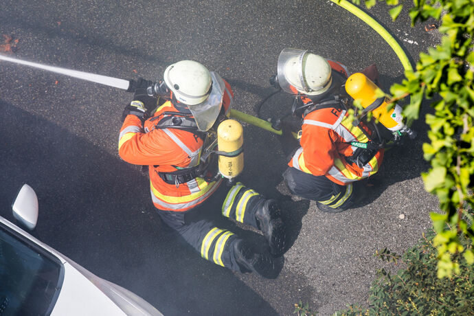 Grossbrand in Backnang, 19.09.2020.