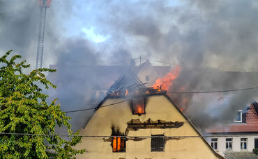 Grossbrand in Backnang, 19.09.2020.