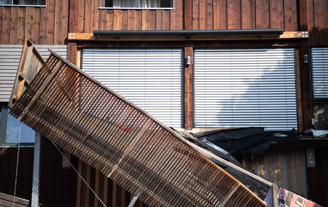 Mehrere Verletzte bei Balkoneinsturz