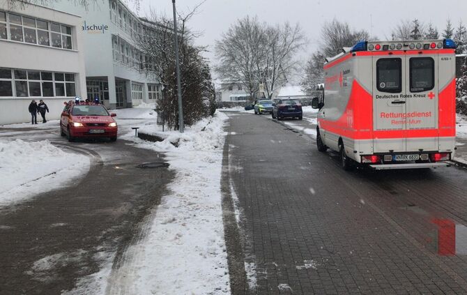 Großeinsatz am Limes-Gymnasium in Welzheim Verletzte durch Pfefferspray_1