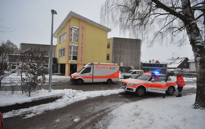 Welzheim Großeinsatz im Limes-Gymnasium_3
