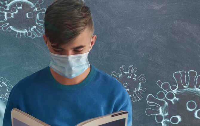 Schüler Mundnasenschutz Maske Corona