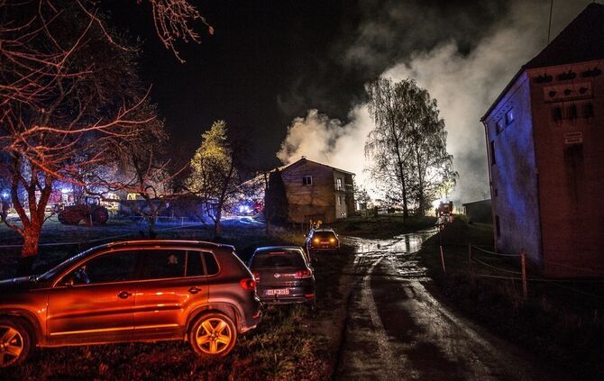 Scheune brennt nieder