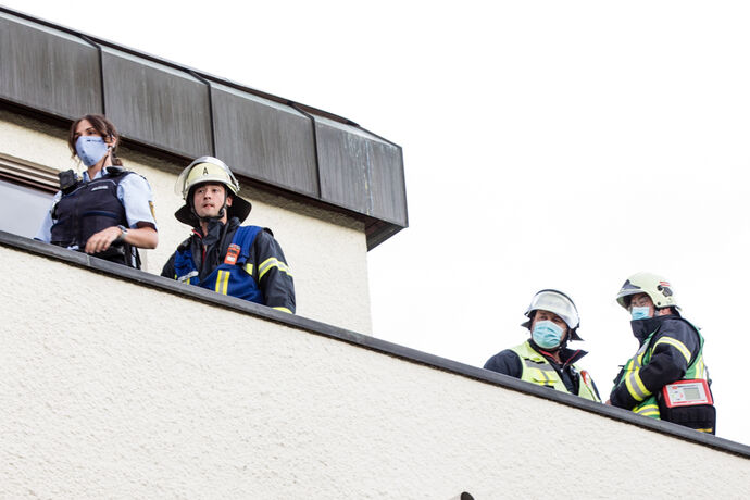 Feuerwehreinsatz Körnle, Winnenden-Schelmenholz, 04.10.2020.